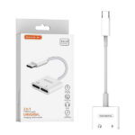 1_thickbox-910.jpg Somostel Adapter HF USB typ C - USB typ C + zasilanie Biały SMS-BZ06