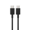 Economy Kabel USB PD Typ-C - Typ-C 3A 60W 1m Power Delivery PD Czarny