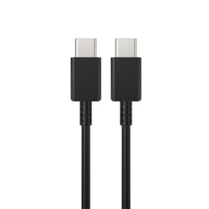Economy Kabel USB PD Typ-C - Typ-C 3A 60W 1m Power Delivery PD Czarny