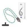 ECOBOX KABEL 240W TYP-C DO TYP-C SMYCZ NA SZYJE TĘCZA BIAŁA