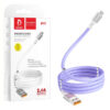 KABEL USB TYP-C DENMEN FIOLETOWY D11T MAGNETYCZNY