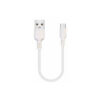ABADOS KABEL USB MICRO USB BIAŁY 30CM 5A BOX