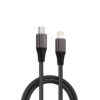 Somostel kabel podświetlany wzmacniany Typ-C - Lightning 3.1A 1m SMS-BW25