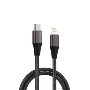 Somostel kabel podświetlany wzmacniany Typ-C - Lightning 3.1A 1m SMS-BW25