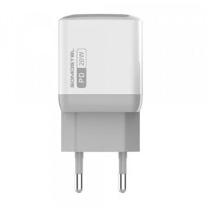 Somostel ładowarka sieciowa Typ-C 20W + kabel Typ-C - Typ-C 1m PD biały SMS-Q22