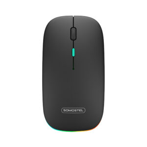 Somostel mysz komputerowa bezprzewodowa RGB LED czarny SMS-GM23
