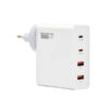 Somostel Ładowarka sieciowa GaN 2x USB / 2x USB-C 130W Power Delivery PD+QC3.0 Biały SMS-Q24