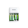 ŁADOWARKA DO AKUMULATORÓW PHILIPS + 2xAAA 700mAh +2xAA 1300mAh Phil-SCB4013NB/00 - PORT USB