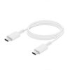 Ecobox Kabel USB PD Typ-C - Typ-C 5A 100W 1m Power Delivery PD Biały
