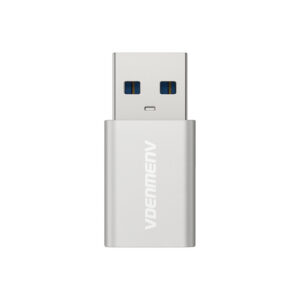 Denmen Adapter Otg USB - Typ-C Srebrny DU13
