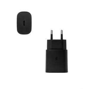 Ecobox Ładowarka sieciowa TYP-C + kabel Typ-C - Typ-C 3A 25W 1m Power Delivery PD Czarny DC03