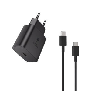 Samsung ładowarka sieciowa Typ-C + kabel Typ-C - Typ-C 5A 45W 1m PD PPS czarny
