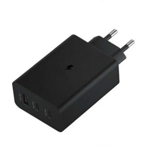 Ecobox Ładowarka sieciowa USB+2XTYP-C 65W Power Delivery PD+PPS Czarny EP-T6530