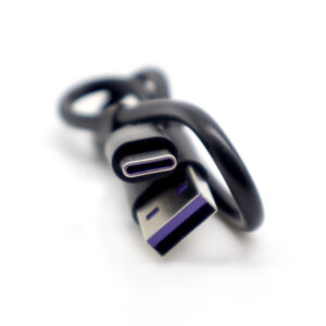 ECONOMY KABEL USB TYP-C 5A CZARNY 30CM