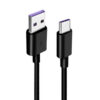 ECOBOX KABEL USB TYP-C 5A CZARNY 30CM