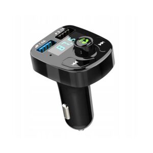 Denmen transmiter FM 2x USB 3.1A czarny DZ18