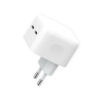 Denmen Ładowarka sieciowa 2x USB-C 35W Biały DC20