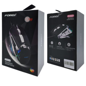FOREV MYSZ PRZEWODOWA MECHANICZNA PODSWIETLANA GAMING CZARNY FV-507