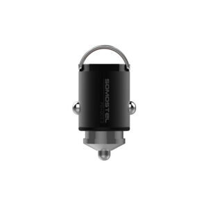 Somostel ładowarka samochodowa USB / Typ-C 30W 5A QC PD czarny SMS-A40