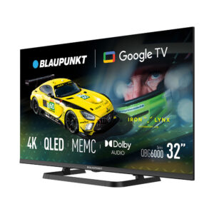 Blaupunkt telewizor Smart TV Google TV Full HD Q-LED 32" czarny 32QBG6000S