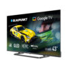 Blaupunkt telewizor Smart TV Google TV UHD Q-LED 43" czarny 43QBG6000S
