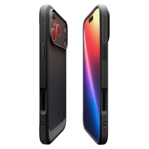 Spigen nakładka Rugged Armor MagSafe case do iPhone 17 Pro czarny