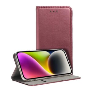 Kabura magneto do Motorola Moto G86 burgundowy