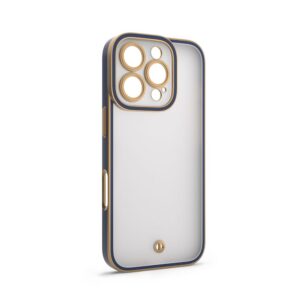 Nakładka Silky Gold case do iPhone 16 niebieski