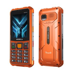 Mobiola telefon dla seniora MB520 TitanX 4G wzmacniany pomarańczowy 128MB