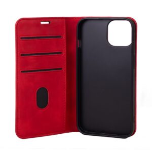 Kabura magneto Suede do Samsung Galaxy A56 5G czerwony
