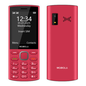 TELEFON GSM MOBIOLA MB4280 4G CZERWONY TELEFON KLASYCZNY DLA SENIORA