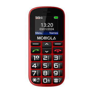 TELEFON GSM MOBIOLA MB200 2G TELEFON DLA SENIORA CZERWONY