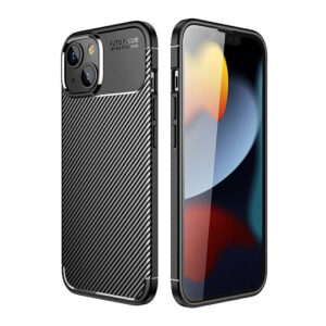Nakładka Carbon case do Xiaomi Redmi 14C 4G / Redmi 14C 5G / Redmi A4 / POCO C75 czarny