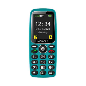 TELEFON GSM MOBIOLA MB4120 4G TELEFON DLA SENIORA TURKUSOWY