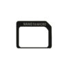 ADAPTER 4W1 micro SIM + nano SIM UNIWERSALNY ADAPTER KART SIM 4W1 KLUCZYK CZARNY