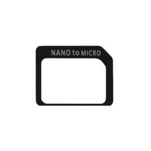 ADAPTER 4W1 micro SIM + nano SIM UNIWERSALNY ADAPTER KART SIM 4W1 KLUCZYK CZARNY