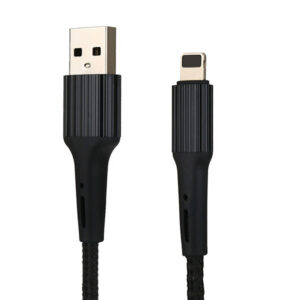 Somostel kabel USB - Lightning 3.6A 30W 1m QC 3.0 czarny SMS-BW06