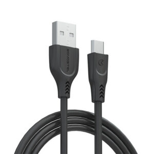 Somostel Kabel USB - microUSB 3.1A 30W 1m Quick Charge QC3.0 Czarny SMS-BT03