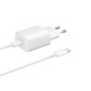 SAMSUNG ŁADOWARKA SIECIOWA TYP-C 25W 3A BIAŁA EP-TA800 + KABEL TYP-C - TYP-C DG977