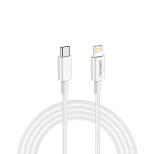 Somostel ładowarka sieciowa Typ-C 25W + kabel Typ-C - Lightning 3A 1m PD biały SMS-Q03