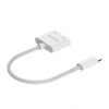 Somostel Adapter HF BT Ver typ-c - mini jack 3,5" + zasilanie Biały SMS-BZ03