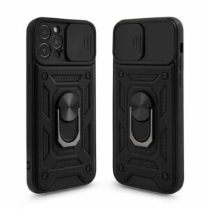 ETUI DEFENDER SLIDE CASE DO IPHONE 16 6,1' CZARNA NAKŁADKA ETUI PLECKI