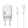 Somostel Ładowarka sieciowa USB + kabel USB - Lightning 3A 18W 1m Quick Charge QC3.0 Biały SMS-Q02