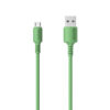 Somostel Kabel USB - microUSB 3.1A 30W 1.2m Quick Charge QC3.0 Zielony SMS-BP06