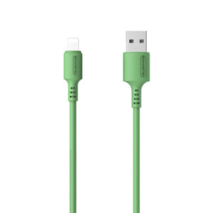 Somostel Kabel USB - Lightning 3.1A 30W 1.2m Quick Charge QC3.0 Zielony SMS-BP06