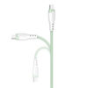 Somostel Kabel USB - microUSB 2.1A 18W 1.2m Quick Charge QC3.0 Zielony SMS-BP04