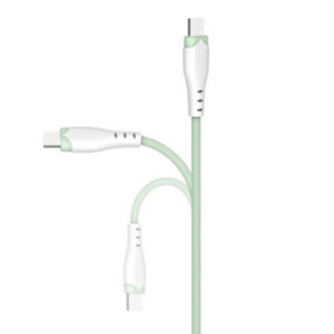 Somostel Kabel USB - microUSB 2.1A 18W 1.2m Quick Charge QC3.0 Zielony SMS-BP04
