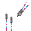 ECOBOX KABEL 240W TYP-C DO TYP-C SMYCZ NA NADGARSTEK RÓŻ/NIEB