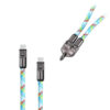 ECOBOX KABEL 240W TYP-C DO TYP-C SMYCZ NA NADGARSTEK TĘCZA BIAŁA