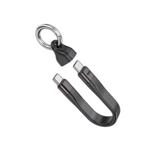 ECOBOX KABEL 240w TYP-C DO TYP-C SMYCZ WISIOREK DO TELEFONU CZARNY